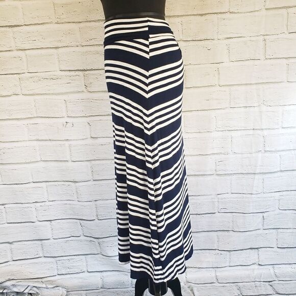 Wasabi + mint blue and white striped maxi skirt - Picture 2 of 5